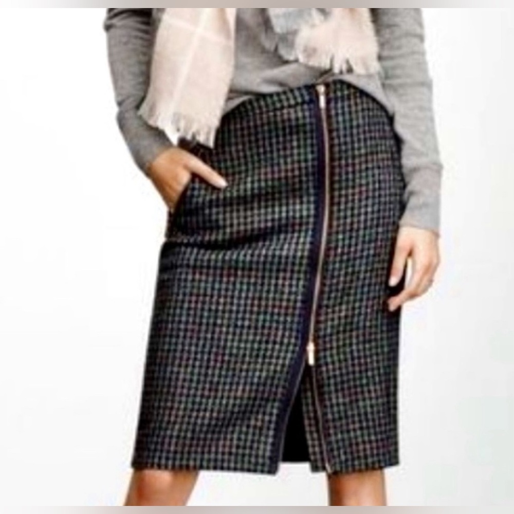 J Crew 100% wool skirt size 6